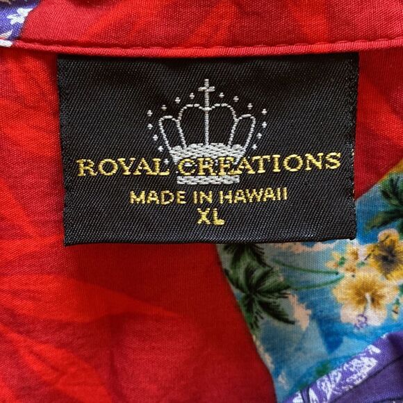 Vintage Royal Creations Made In Hawaii Hawaiian Shirt Size XL - Picture 9 of 10